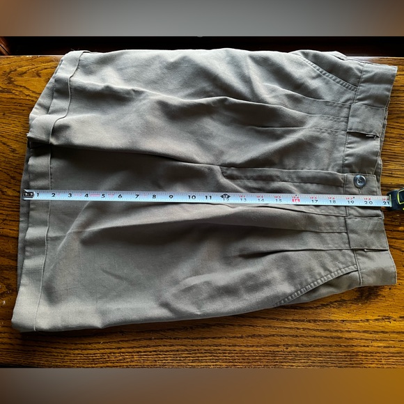 Pleated shorts by Fundamental Things, 10, olive green - Picture 4 of 5